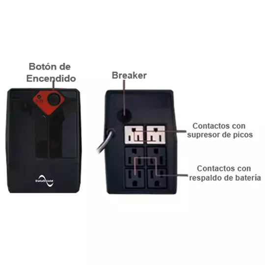 No break, DataShield, 600 VA / 360 W, DS-600