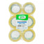 Cinta de empaque transparente Devek 48 mm x 150 m, transparente 6 pz