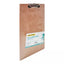 Tabla de madera Dietrix agarra papel oficio broche palanca metálica