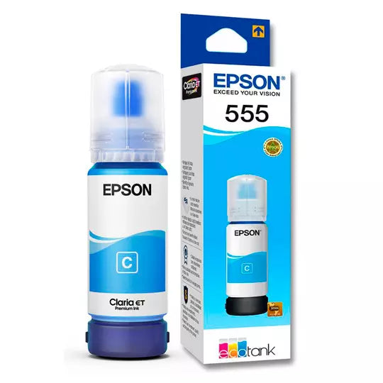 T555220-AL Botella de Tinta Cian T555 Epson, 70ml