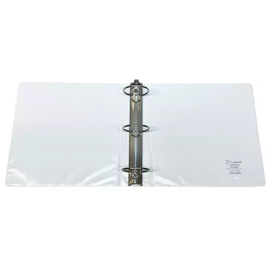 Carpeta panorámica económica Cardinal carta blanca herraje de 2 pulgadas "O"