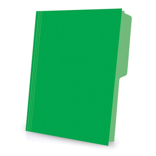 Folder PENDAFLEX broche de 8cm color verde tamaño carta - caja con 25 piezas