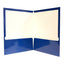 Folder showfolio OXFORD solapas interiores color azul tamaño carta - caja con 25 piezas