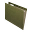Folder colgante OXFORD jinetes de plástico transparente color verde caja tamaño oficio