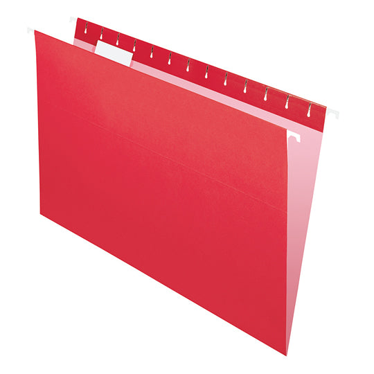 Folder colgante PENDAFLEX jinetes de plástico color rojo tamaño oficio
