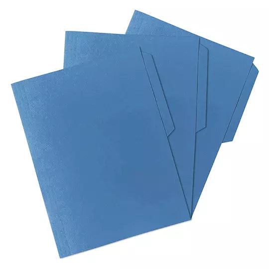 Folder de color Oxford carta color azulceja 1/2 caja con 100 pzas