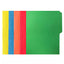 Folder de color Oxford carta colores surtidos ceja 1/2 caja con 25 pzas