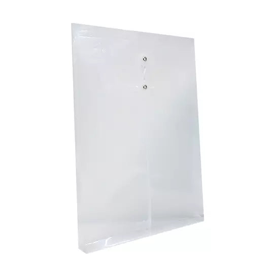 Sobre porta documentos vertical Oxford oficio color blanco 1 pieza