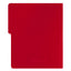 Carpeta tipo folder FORTEC pressboard broche de 8cm color rojo tamaño carta