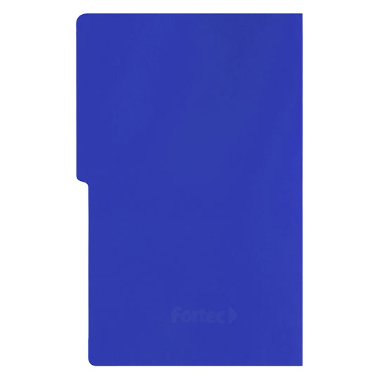 Carpeta tipo folder FORTEC pressboard con broche 8cm color azul rey tamaño oficio