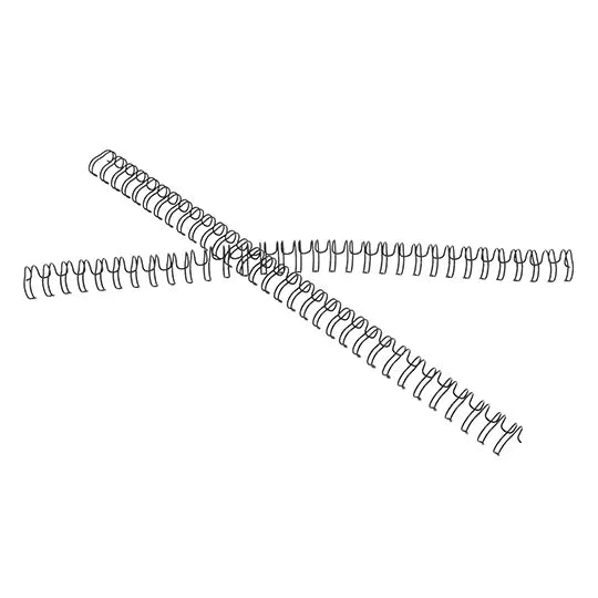 Arillo Metalico Twin Loop, Color Negro, de 3/8 pulgadas, caja con 20 piezas