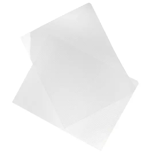 Cubierta plástica tamaño carta GBPlak premium GBC cristal rayada