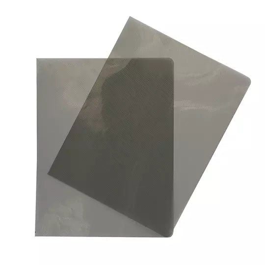 Cubierta plástica tamaño carta GBPlak rayada GBC color humo