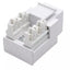 Jack Intellinet rj11/rj12 para teléfono, blanco