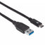 Cable Manhattan USB tipo c a-c m-m v3.11m