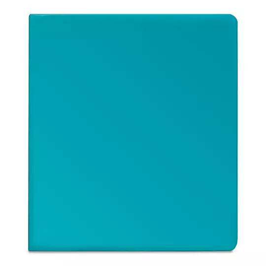 Carpeta panorámica KYMA carta color menta herraje en "O" de 1 pulgada