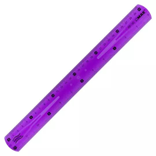 Regla flexible mae de 30cm 1 pieza.