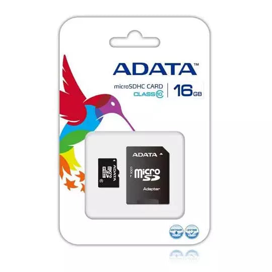 Memoria Flash Adata, 16GB Microsdhc Uhs-I Clase 10, Con Adaptador