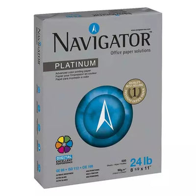 Caja de papel bond Navigator digital tamaño carta 90gr