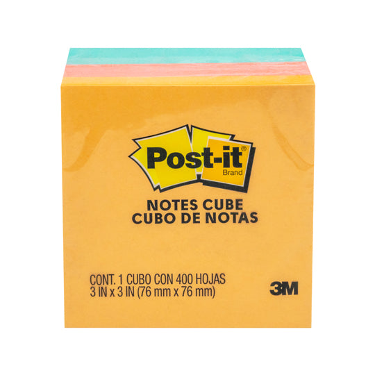 Block de Notas Adhesivas Post-it, Surtido Pastel - Block con 400 Notas