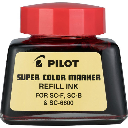 Tinta de repuesto para marcador SC-RF PILOT color rojo 30 ml