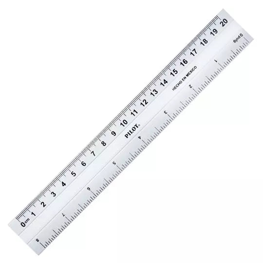 Regla metálica de aluminio Pilot de 20 cm