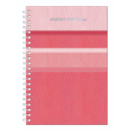 Agenda perpetua Pinos Altos color rosa p