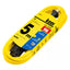 Extensión de 3 contactos 5 M color amarillo