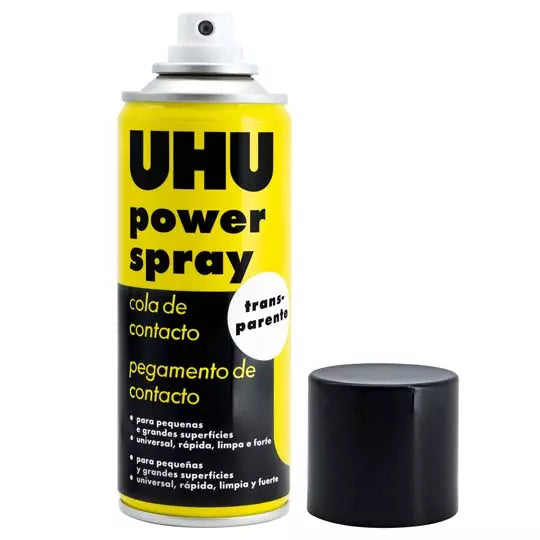Pegamento de contacto UHU Power Spray de200 ml