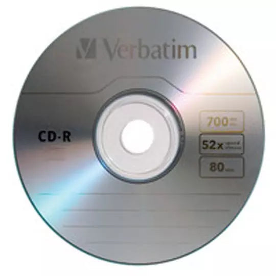 Disco Verbatim CD-R 52x 700MB torre 10 pzas