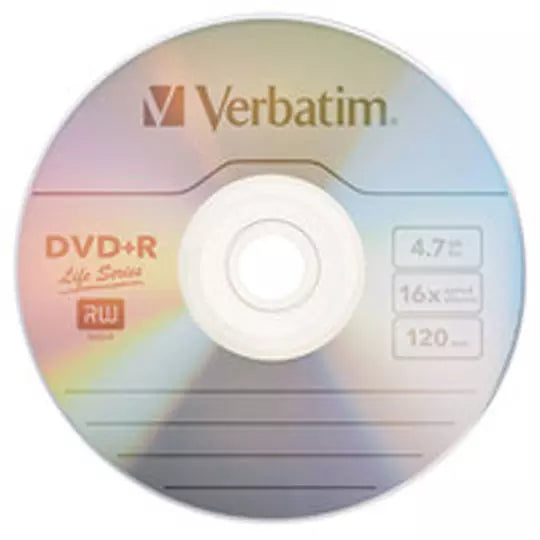 Disco Verbatim DVD+R life series 16x campana 50 piezas