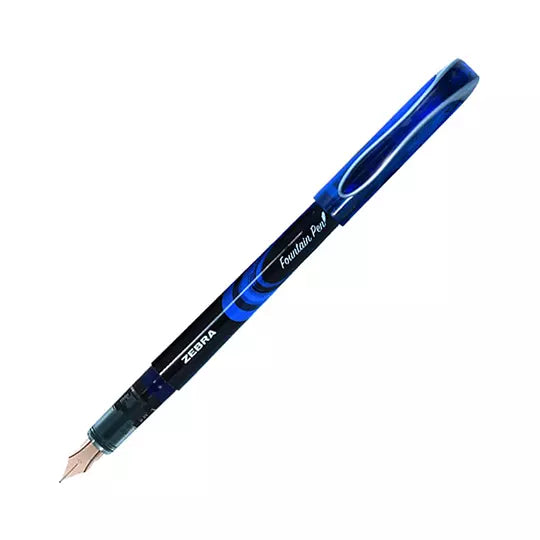 Pluma fuente ZEBRA Z-Fountain tinta líquida color azul blíster c/1 pieza