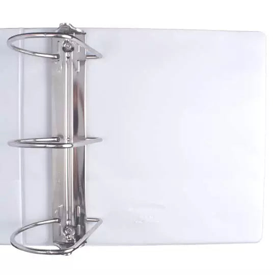 Carpeta panorama herraje D 5" ACCO colorblanca, tamaño carta