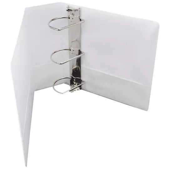 Carpeta panorama herraje D 4" ACCO colorblanca, tamaño carta
