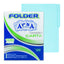 Folder APSA suaje lateral y superior para broche color azul tamaño carta