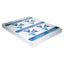 Papel opalina blanca 90% blancura APSA tamaño carta 200 gramos paquete con 100 p