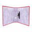 Registrador Lefort, carta, color rojo.