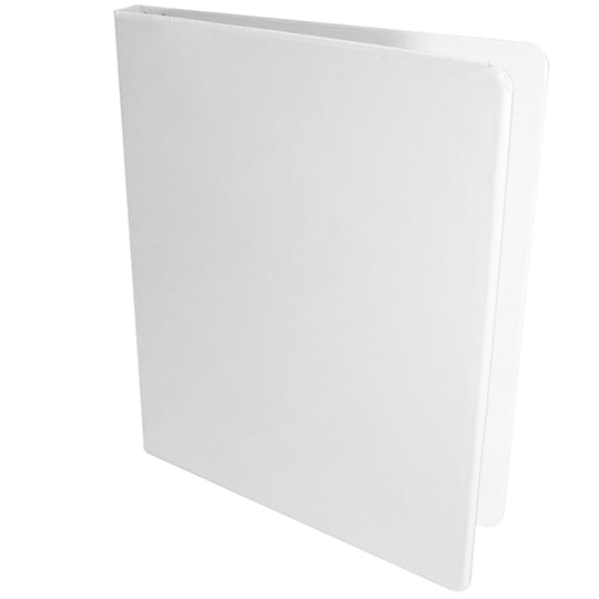 Carpeta panorámica KINERA herraje en O 0.5 pulgadas color blanco tamaño carta