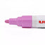 Marcador permanente UniPaint punta bala4.4 mm color rosa caja con 12 pzas