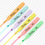 Resaltador Sharpie Tank caja con 6 piezas colores pastel surtidos