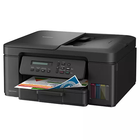 Multifuncional Brother de inyección de tinta a color DCP-T730DW inkbenefit tank.