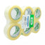 Cinta de empaque transparente Devek 48 mm x 150 m, transparente 6 pz