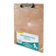 Tabla de madera Dietrix agarra papel carta broche palanca metálica