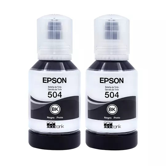 Kit tintas negras Epson T504 2 pzas