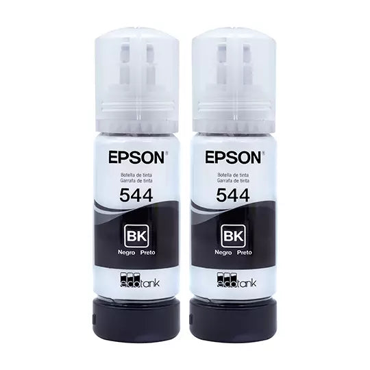 EPSON PACK 2 TINTAS BK SERIE T544 SUPL L1110 L3150/L3110/L5190/L3210/L325