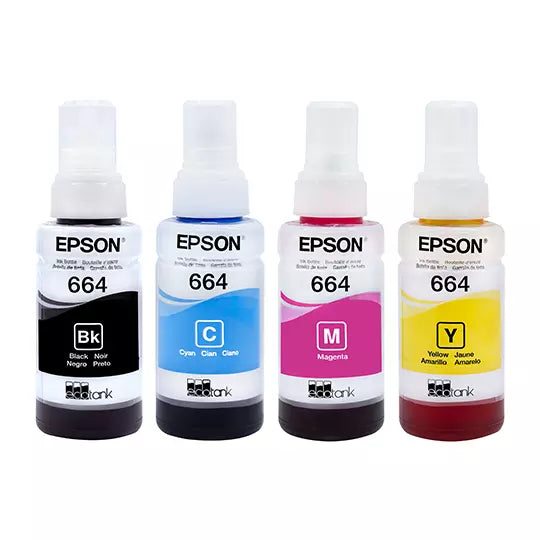 Kit tintas de color Epson T664 4 pzas.