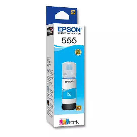 T555220-AL Botella de Tinta Cian T555 Epson, 70ml
