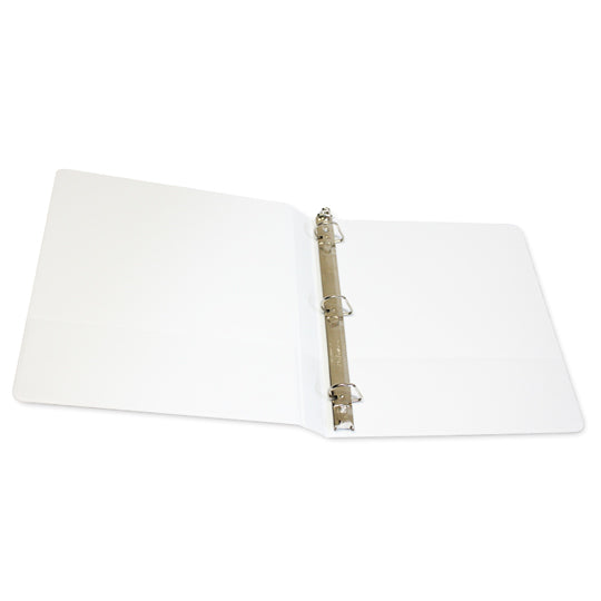 Carpeta panorámica OXFORD herraje en D 1 pulgada color blanco tamaño carta