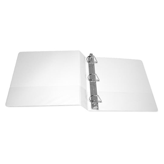 Carpeta panorámica OXFORD herraje en D 1.5 pulgadas color blanco tamaño carta