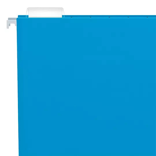 Folder colgante Pendaflex carta color azul claro caja con 25 pzas